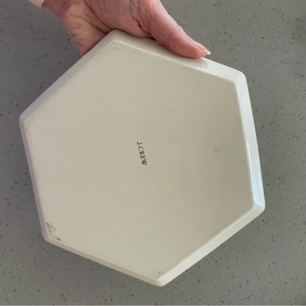 J. crew hexagon ceramic tray - Picture 3 of 5
